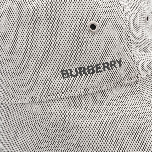 NWT Burberry Ladies Logo-Print Fisherman Bucket Hat sz L leather trim - Picture 4 of 14